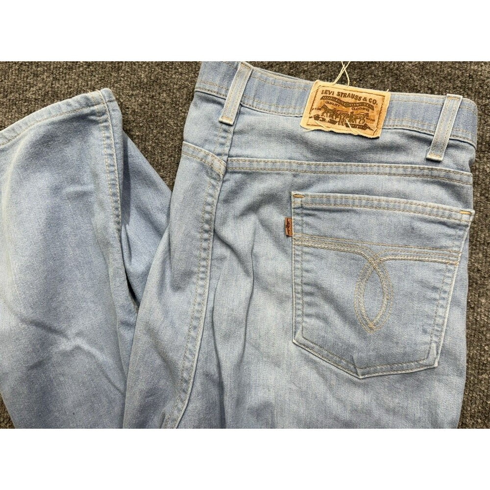 Vintage LEVIS 530 Jeans Mens 42x30 Blue Regular Fit Light Wash Action USA 97’